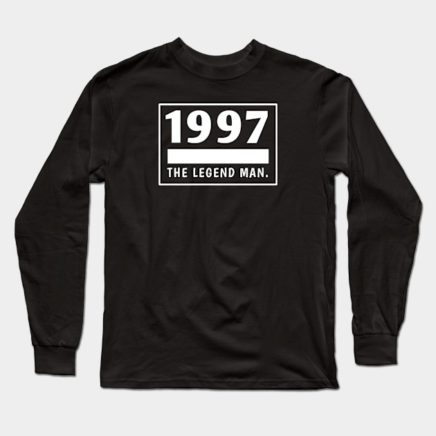 1997 birthday Long Sleeve T-Shirt by BlackMeme94